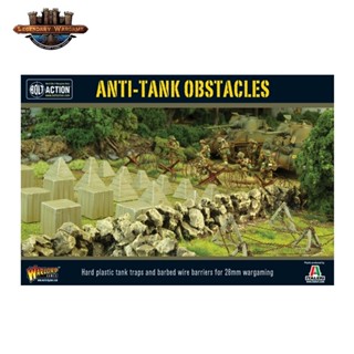 [พร้อมส่ง] WARLORD GAMES :Anti-Tank Obstacles โมเดลจำลอง