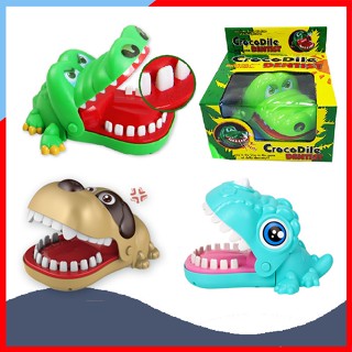 BO004 ของเล่นงับนิ้ว crocodile dentist เสือ ไดโนเสาร์ จระเข้งับนิ้ว จระเข้กดฟัน ของเล่นเด็ก ของเล่นเสริมพัฒนาการ