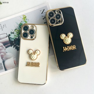 Motorola Moto G9 G60 G50 G52 G22 G30 Power Plus Play 5G สำหรับ Case Mouse เคส เคสโทรศัพท์ เคสมือถือ เคสนิ่ม Soft Electroplate TPU Cases