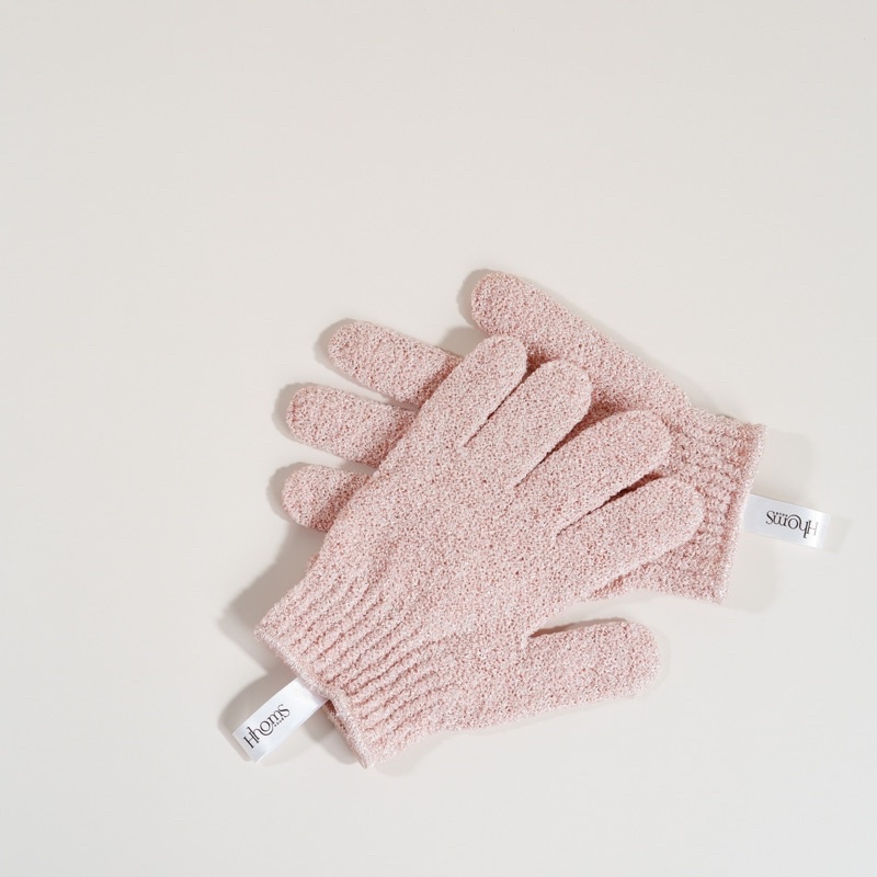 ถุงมือขัดผิวกาย หอมส Body gloves scrub 1 ชิ้น hhoms.official ThaiPick
