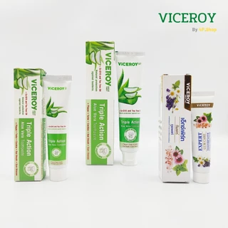 VICEROY ยาสีฟันสมุนไพร ผสมฟลูออไรด์ ลดกลิ่นปาก บำรุงเหงือก มี 2 สูตร