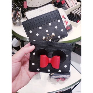 ✨ สด - ผ่อน ✨ Disney X Kate Spade New York Minnie Mouse Card Holder