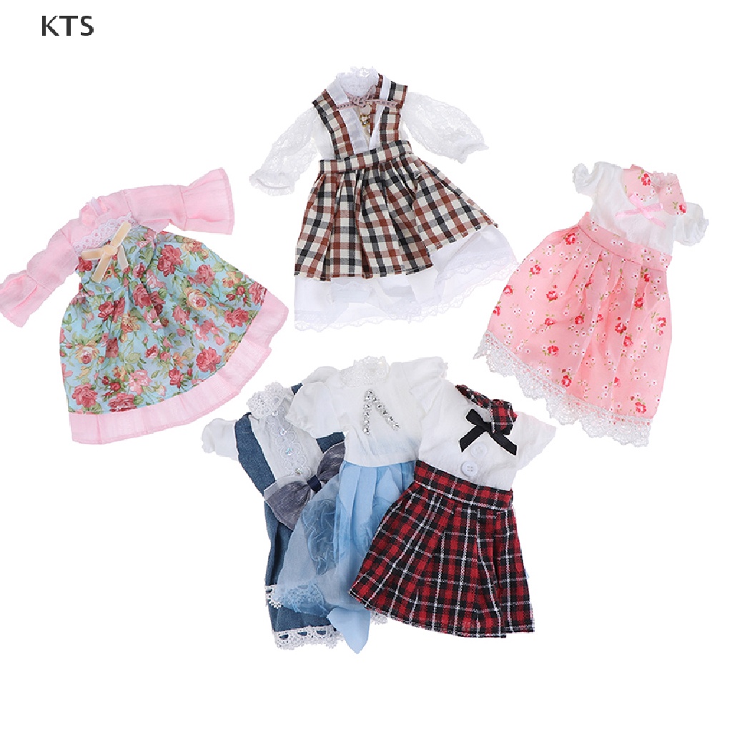 Kts ชุดเดรสเจ้าหญิง ขนาด 30 ซม. 1/6 12 นิ้ว อุปกรณ์เสริม สําหรับตุ๊กตา KT