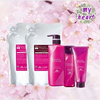 Milbon Grand Linkage WillowLuxe Shampoo 500/1800 ml. แชมพู สำหรับผมทำสี ผมเส้นธรรมดา