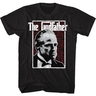 Distressed Frame Godfather T-Shirt เสื้อโอเวอร์ไซ เสื้อยืดสีขาว