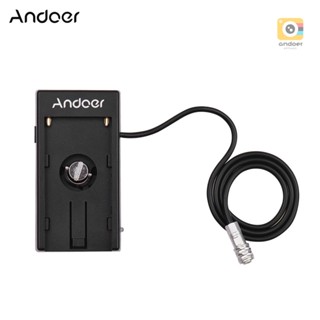 Andoer Camera DV Battery Power Supply Mount Plate Adapter for Blackmagic Cinema Pocket Camera BMPCC 4K for  NP-F970 F750 F550 Battery