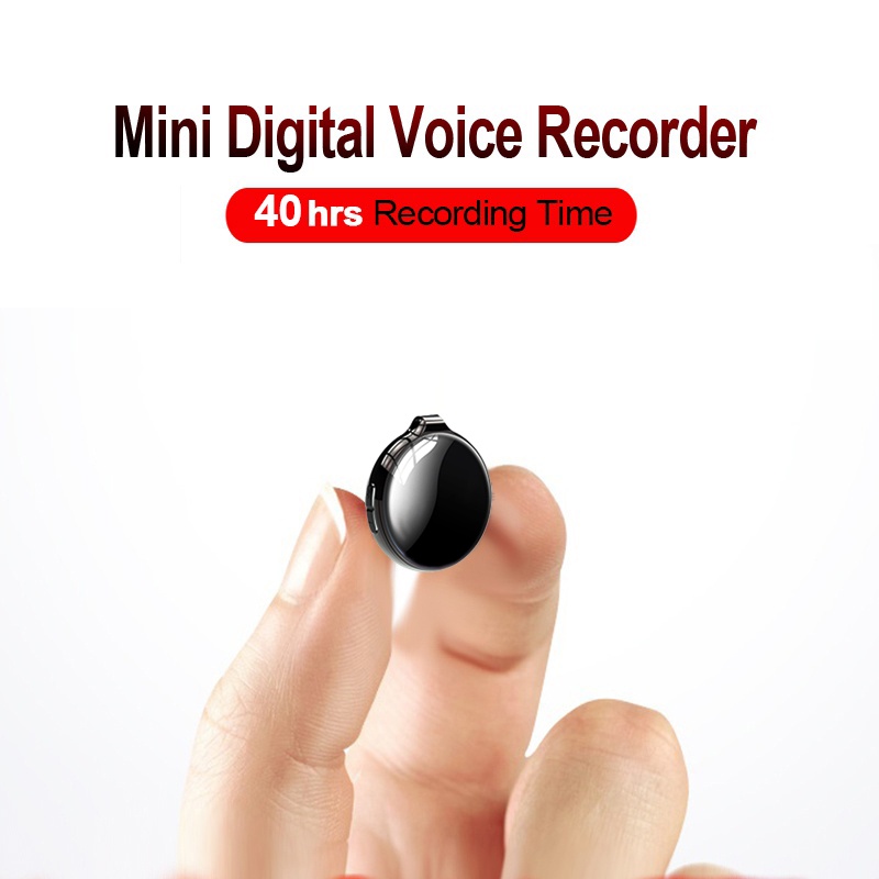 มินิสมาร์ทเปิดใช้งานเครื่องบันทึกเสียงดิจิตอล40ชม.เวลาบันทึกยาวโลหะผสมโลหะmp3เครื่องเล่นเพลง