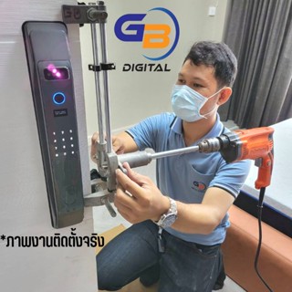 ช่างติดตั้งกลอนประตูดิจิตอล Digital Door Lock ประตูบานเลื่อน บานผลัก โดยช่างมืออาชีพ