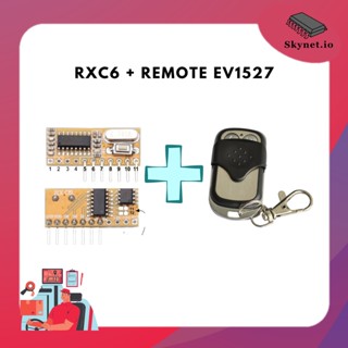 RXC6 , 4 Key EV1527 (1,048,576 address codes) Remote