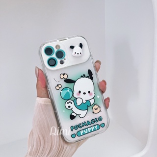 เคสนิ่ม ขาตั้งได้ มีกระจก การ์ตูนนูน สำหรับ for iPhone 7G 8G 7Plus 8Plus XR i11 12 Pro max 13 13Promax 14 Pro max 14plus