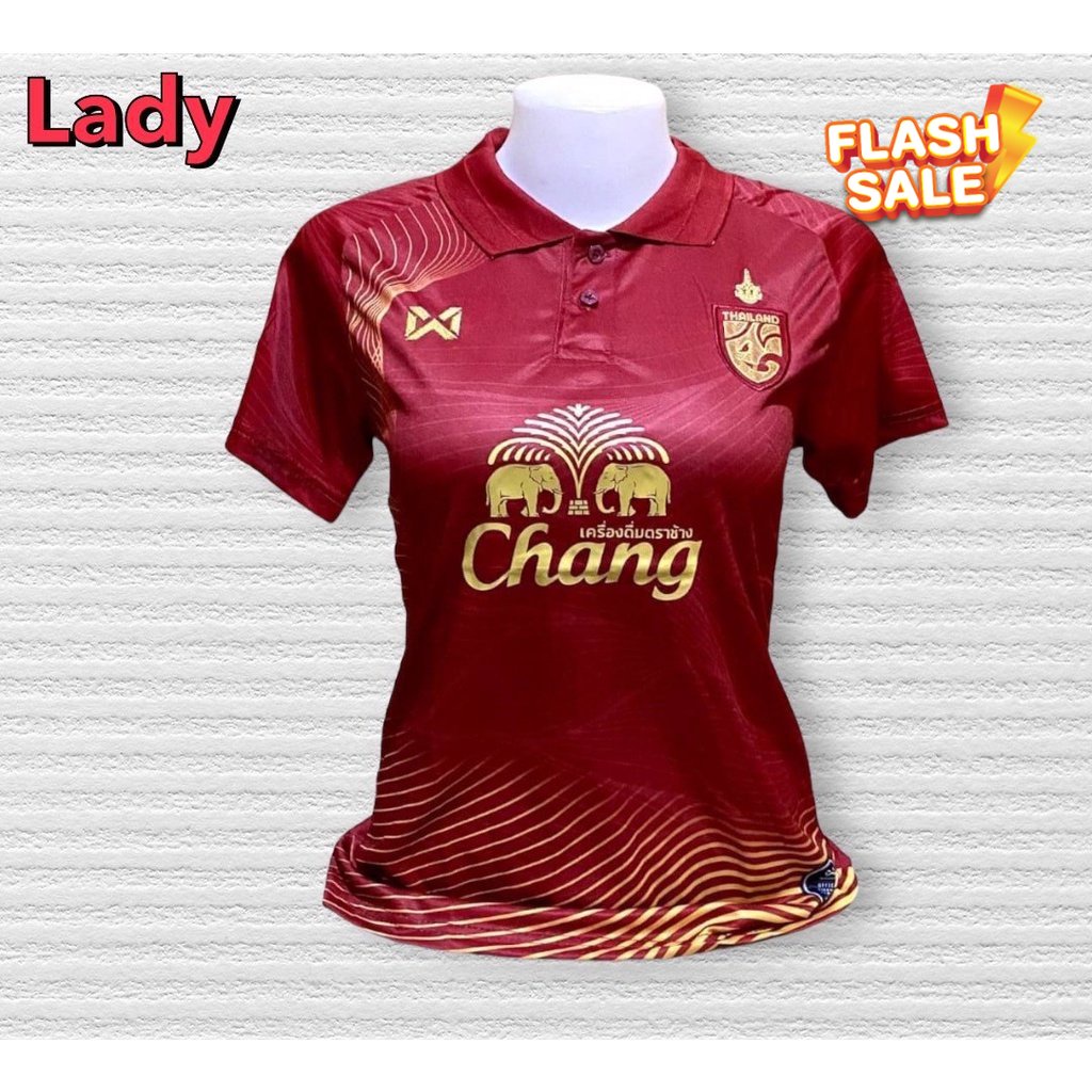 [ยอดฮิต⚡]เสื้อบอลผู้หญิงทีมชาติไทยใหม่ล่าสุดพร้อมส่ง สินค้าตรงปก100%