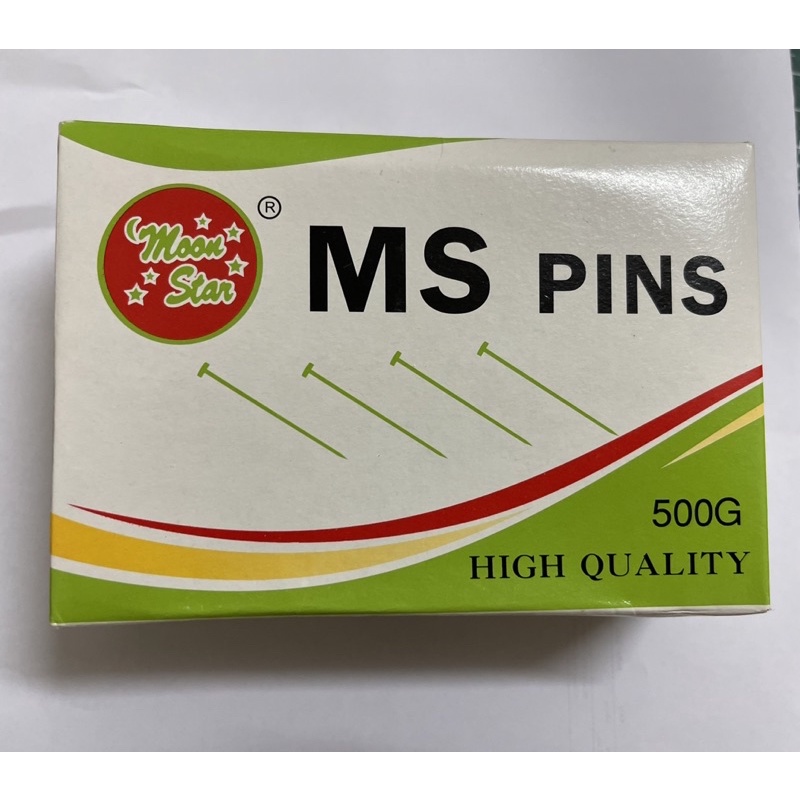 (กล่องใหญ่)ตะปูเข็ม เข็มหมุดทำกระทง ความยาว 28 มิล น้ำหนัก 500 กรัม