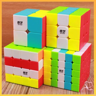 รูบิค 3x3 แม่เหล็ก รูบิค 4x4 รูบิค 2x2 รูบิค 3x3 แม่เหล็ก gan Qiyi Rubiks Cube 3, 2, 4, 5, 2345, ชุดลูกบาศก์รูบิคสำหรับผู้เริ่มต้น, ของเล่นสีทึบและเรียบ