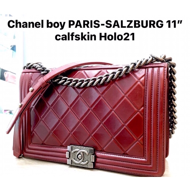 Chanel boy Paris-salzburg11 calfskin H21 เปรี้ยวเฉี่ยวสุดปังมากคร่าา
