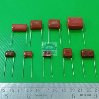 ตัวเก็บประจุ ตัว C ซีไมล่าร์ คาปาซิเตอร์ ไมล่าร์ Mylar Capacitor 400V 103J ถึง 824J #M-Capacitor (1 ตัว)