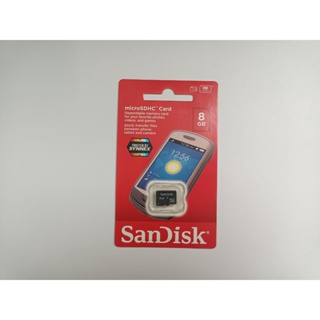 ** สินค้า เคลียสต็อค ** เมมโมรี่ SanDisk ความจุ 8GB Mobile MicroSDHC Class 4 Flash Memory Card- SDSDQM-008G-B35N