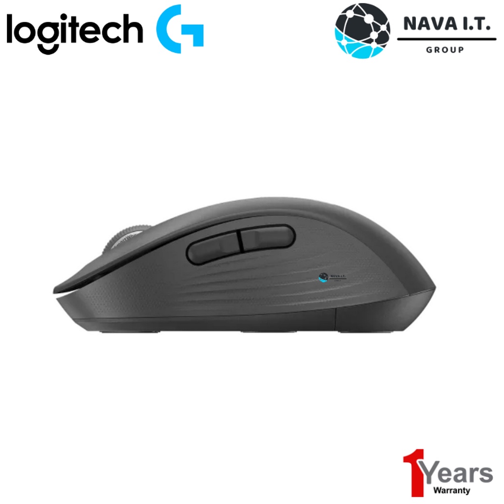 🛵มีส่งด่วน💨 LOGITECH M650 SIGNATURE WIRELESS MOUSE เม้าส์ไร้สายเสียงคลิกเบา ประกัน 1ปี
