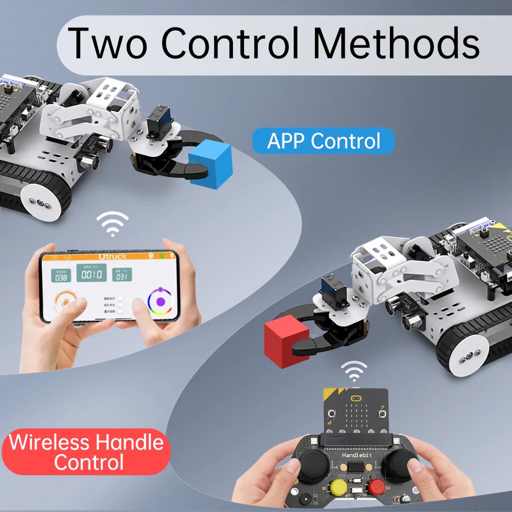 หุ่นยนต์ microbit QTruck Micro:bit V2 Smart microbit รูปที่ 6