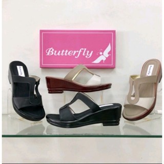 รองเท้า Butterfly รุ่น 9768--01 รองเท้าส้นตึก