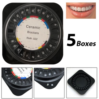 exhila 5Pack Classone Dental Orthodontics Ceramic Bracket Brace Roth .022 5/5