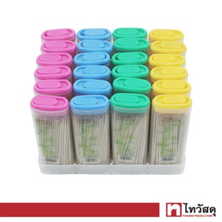 KASSA HOME ไม้จิ้มฟัน รุ่น TD0602TP (แพ็ค 12 ชิ้น) หลายสี