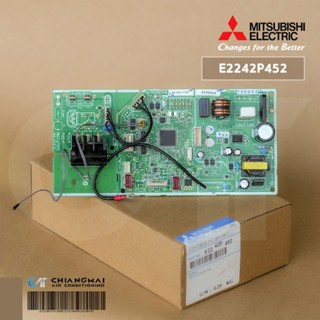 E2242P452 แผงวงจรแอร์ Mitsubishi Electric แผงบอร์ดคอยล์เย็น แอร์มิตซูบิชิ รุ่น MSY-GT24VF-TH1 อะไหล่แอร์ ของแท้ศูนย์