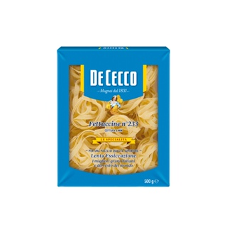 พาสต้า เฟตโตชินี่ เบอร์.233 - ดีเชคโก้, 500 กรัม Pasta Fettuccine Nidi Semola No.233 - De Cecco, 500 grs