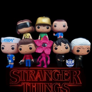 โมเดล Pop จากเรื่อง Strange Things Series ดังจาก Netflix จำนวน 8 ตัว ขนาดประมาณ 10 Cm งานน่ารักมาก พร้อมส่งทันที ราคาถูก