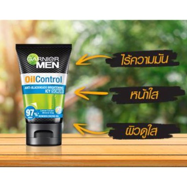 Garnier Men Oil Control Anti-Blackheads Brightening Icy Scrub 150ml