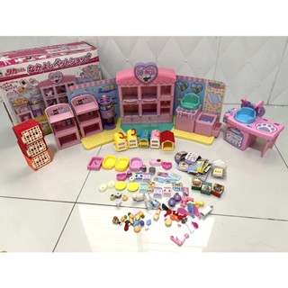 Takara Tomy Licca Doll Dog Cat Pet Shop  ของเล่นคาเฟ่สัตว์เลี้ยงมือสองญี่ปุ่น