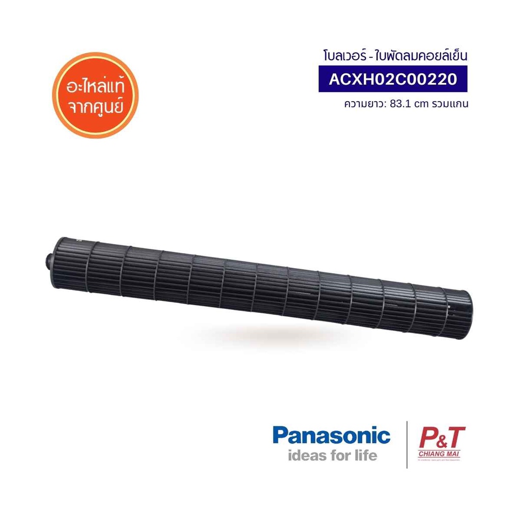 ACXH02C00220  โบลเวอร์แอร์ ใบพัดลมคอยล์เย็น ใบพัดลมโพรงกระรอก Panasonic อะไหล่แอร์ แท้จากศูนย์