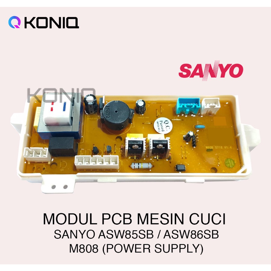 Mesin Asw85sb โมดูล PCB SANYO ASW86SB / M808 เครื่องซักผ้า (POWER SUPPLY)