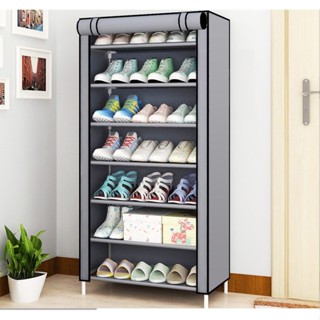 (มี 4 สี) 2 รุ่น K *** GCS ชั้นวางรองเท้า (ขนาด 60 x 126 x 30) DIY (ปรับได้)  4 ชั้น Shoes Rack (1-4 11-14) - K