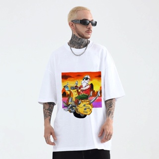 Kame Sennin Anime T-Shirt Dragon Ball for Men Women Loose Clothing Oversize Tee Shirts Inspiredเสื้อยืด