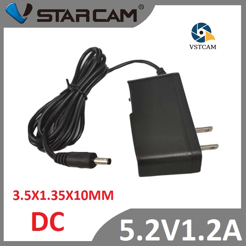 DC อะแดปเตอร์ Adapter 5V 1.2A 2000mA (DC 3.5*1.35MM) ของแท้จากโรงงานVSTARCAM สำหรับ Vstarcam และ IP CAMERA ทั่วไป