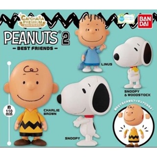 Capchara Premium Peanuts 2 Best Friend เป็นโมเดลแบบตั้งได้ ตัวใหญ่ประมาณ 11 ซม. มี 3 แบบให้เลือก