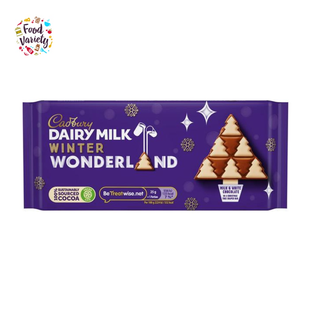 [Best Before 20-Aug-2026 ]Cadbury Dairy Milk Winter Wonderland 100G แคดเบอรี่ แดรี่ มิลค์ รุ่นวินเทอร์วันเดอร์แลนด์ 100