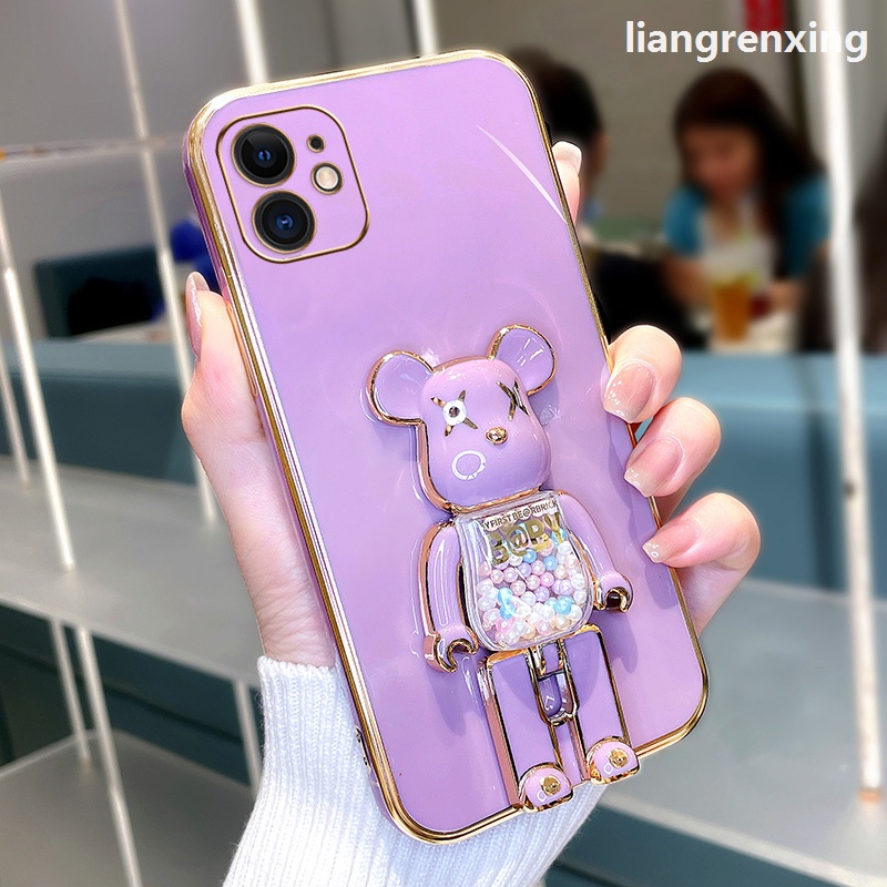 เคส iphone 12 pro max 13 pro max 11 pro max 12 mini เคสนิ่ม ชุบไฟฟ้า ซิลิโคน ใหม่ DDTGZJ01 น่ารัก ลายการ์ตูน กันกระแทก