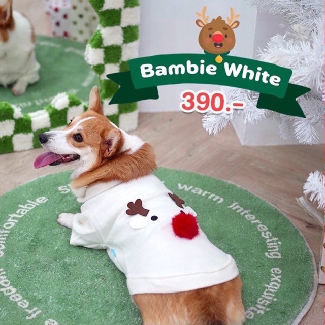BAMBIE WHITE (สำหรับน้องหมาน้องเเมว)