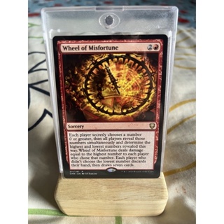 การ์ด MTG Wheel of Misfortune Red Magic the gathering EDH รุ่น Commander Legend สภาพ nm