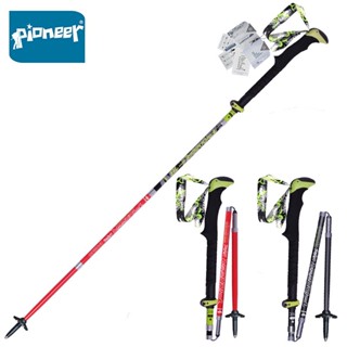 2pcs/Pack Carbon Fiber Trekking Poles Ultralight Folding Collapsible Trail Running Hiking Walking Sticks Lightweight Can