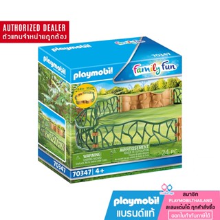 ❤️ ลดเพิ่ม 10% โค้ด 10DDXSEPW3| ของแท้❤️ PLAYMOBIL 70347 Zoo Enclosure สวนสัตว์ คอกสัตว์