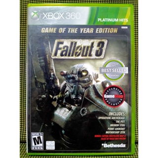 Fallout 3 Game of the Year Edition Xbox360 เล่นบน XBox One / Xbox series s ได้