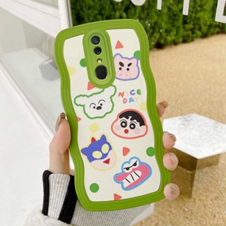 เคส OPPO F11 tpu เคสโทรศัพท์มือถือ แบบนิ่ม ลายการ์ตูนน่ารัก ขอบหยัก สําหรับ