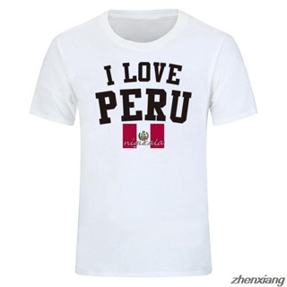 Peru Flag Man &amp; Women Unisex T shirt Funny white t-shirts i love Peru Collar Printed Tshirt Men Baseball Mens Woman Fash