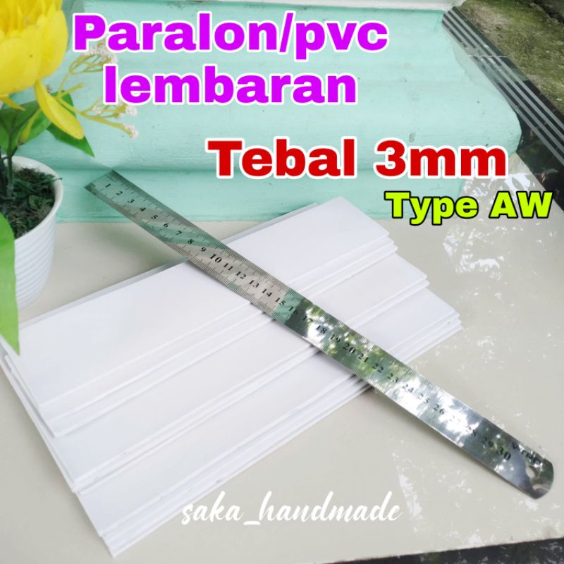 PARALON PIPE/PVC SHEET 3MM THICKNESS ชนิด AW