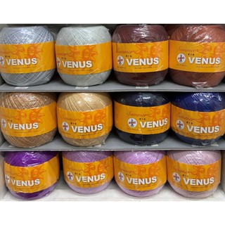 ไหมถัก Venus Summer เบอร์ 16 สีพื้น รหัส 7160 - 7231