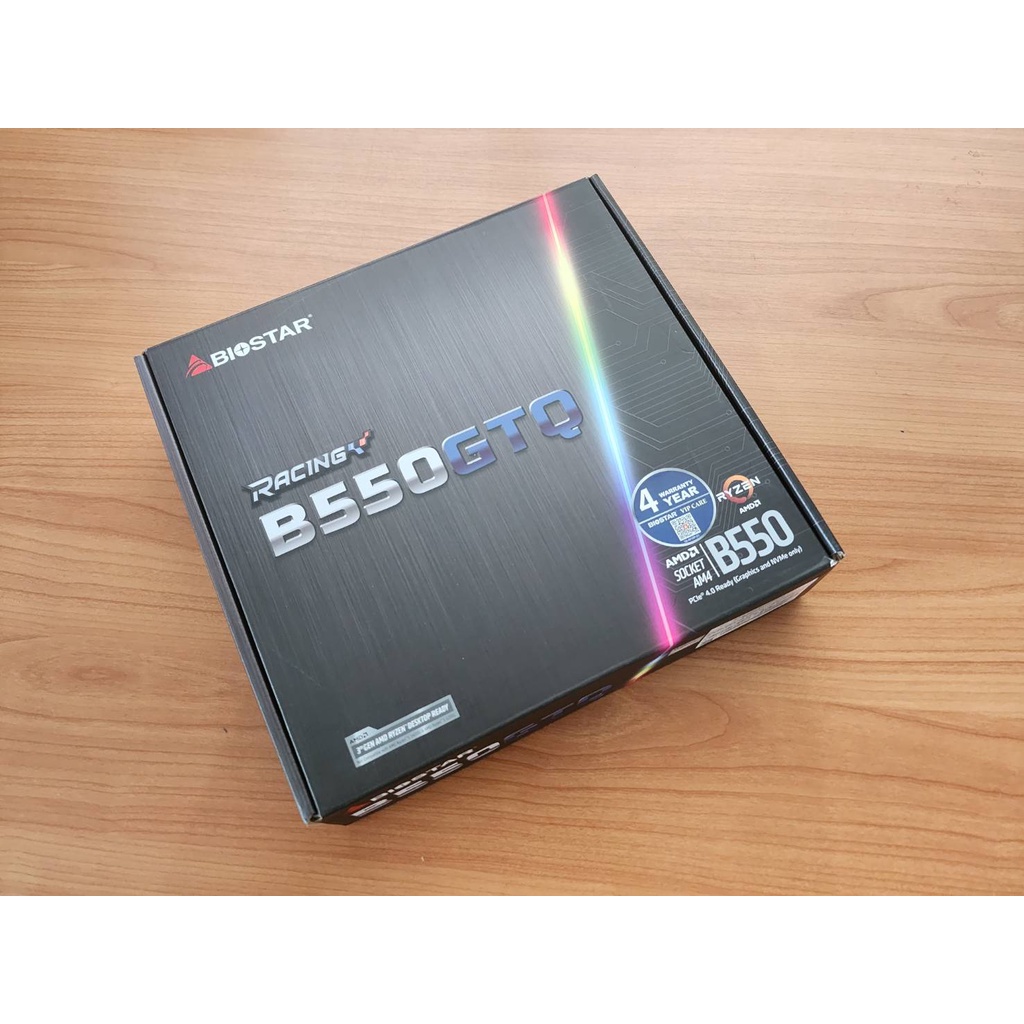 สินค้าตัวโชว์ราคาพิเศษ Biostar B550 GTQ, DDR4 RAM DIMM x4