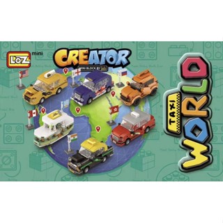 LOZ MINI BLOCK CREATOR บริคหรรษาเที่ยวทั่วโลก TAXI WORLD 6 แบบใหม่