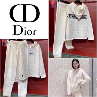 ชุดเซ็ต CHRISTIAN DIOR CASHMERE HOODED SWEATER WITH PANTS